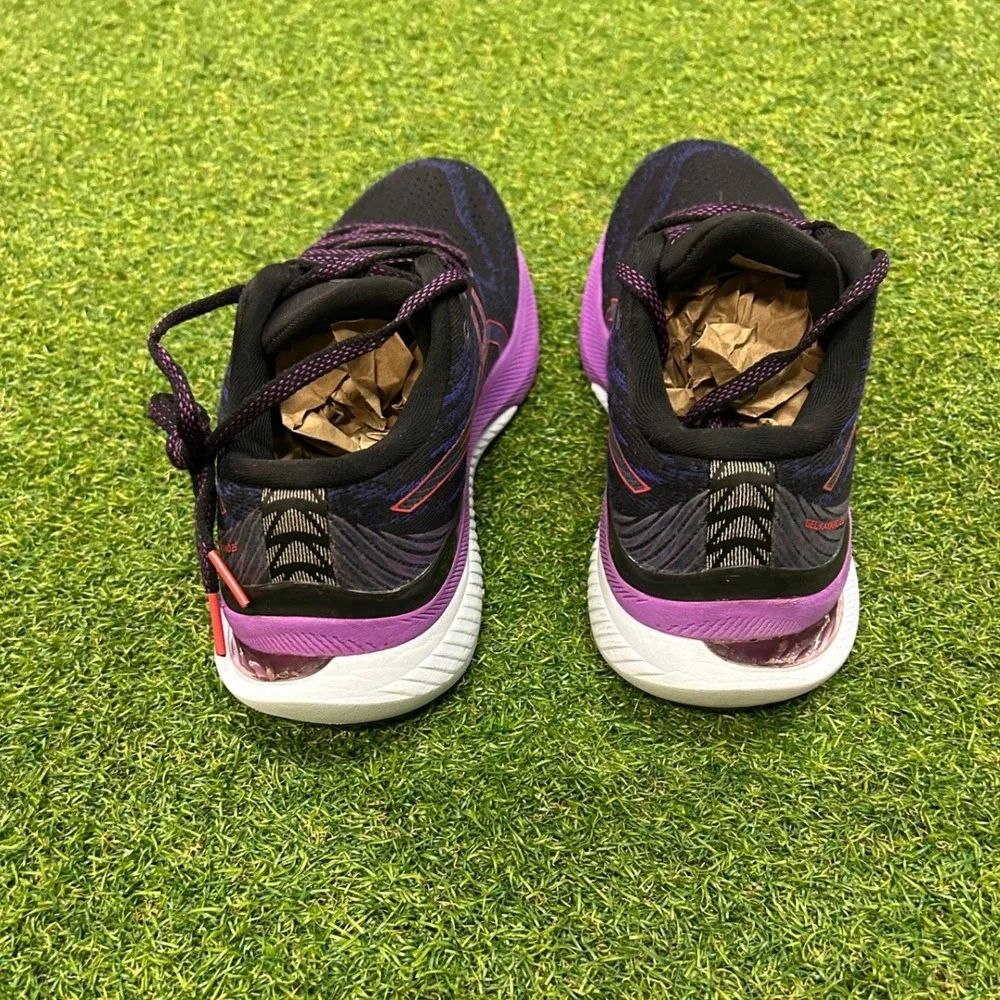 Asics Gel Kayano 29 Womens Running Shoes Black Purple 1012B272 Size 6